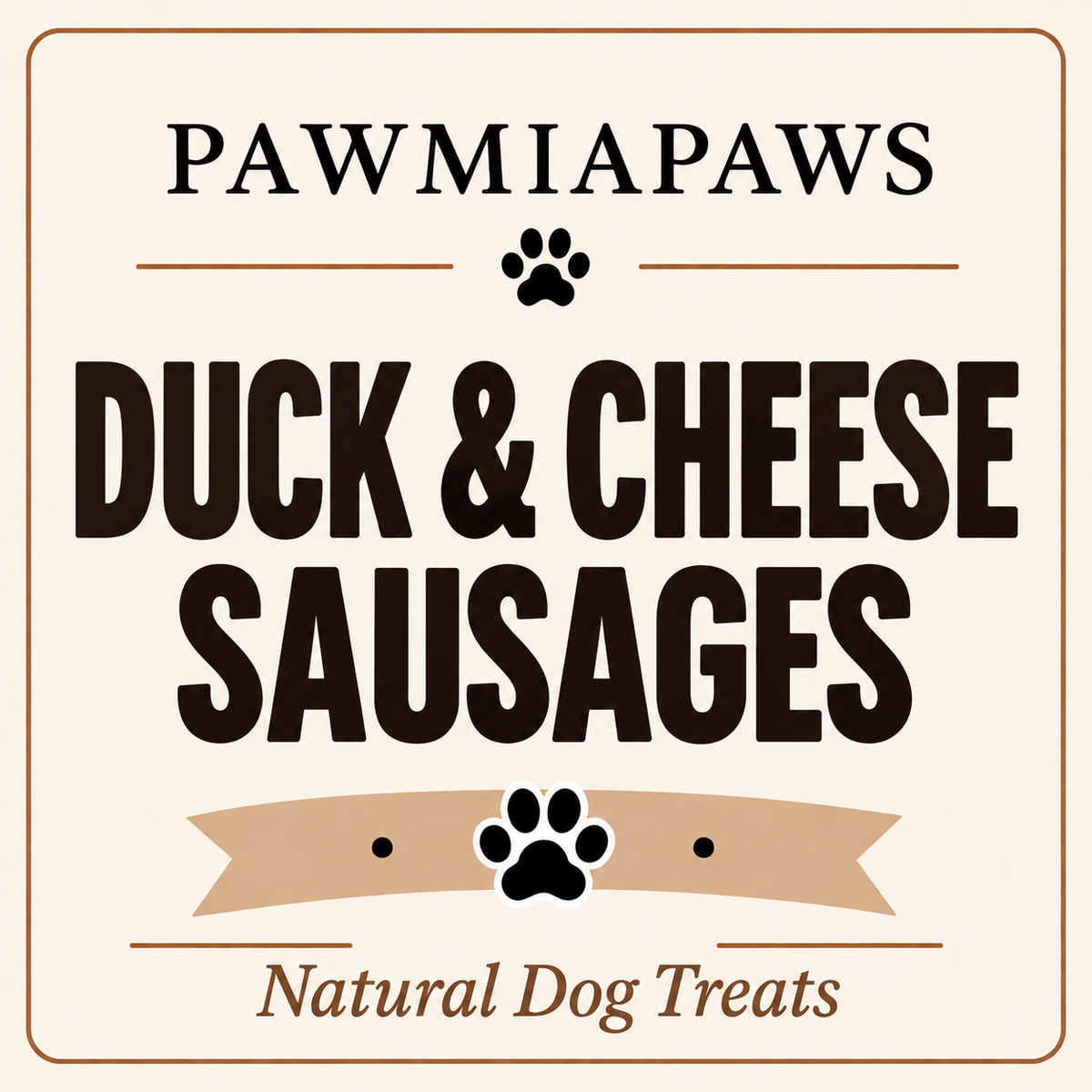 Duck and cheese Sausages