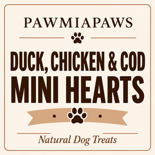 Duck Chicken & Cod Mini Hearts