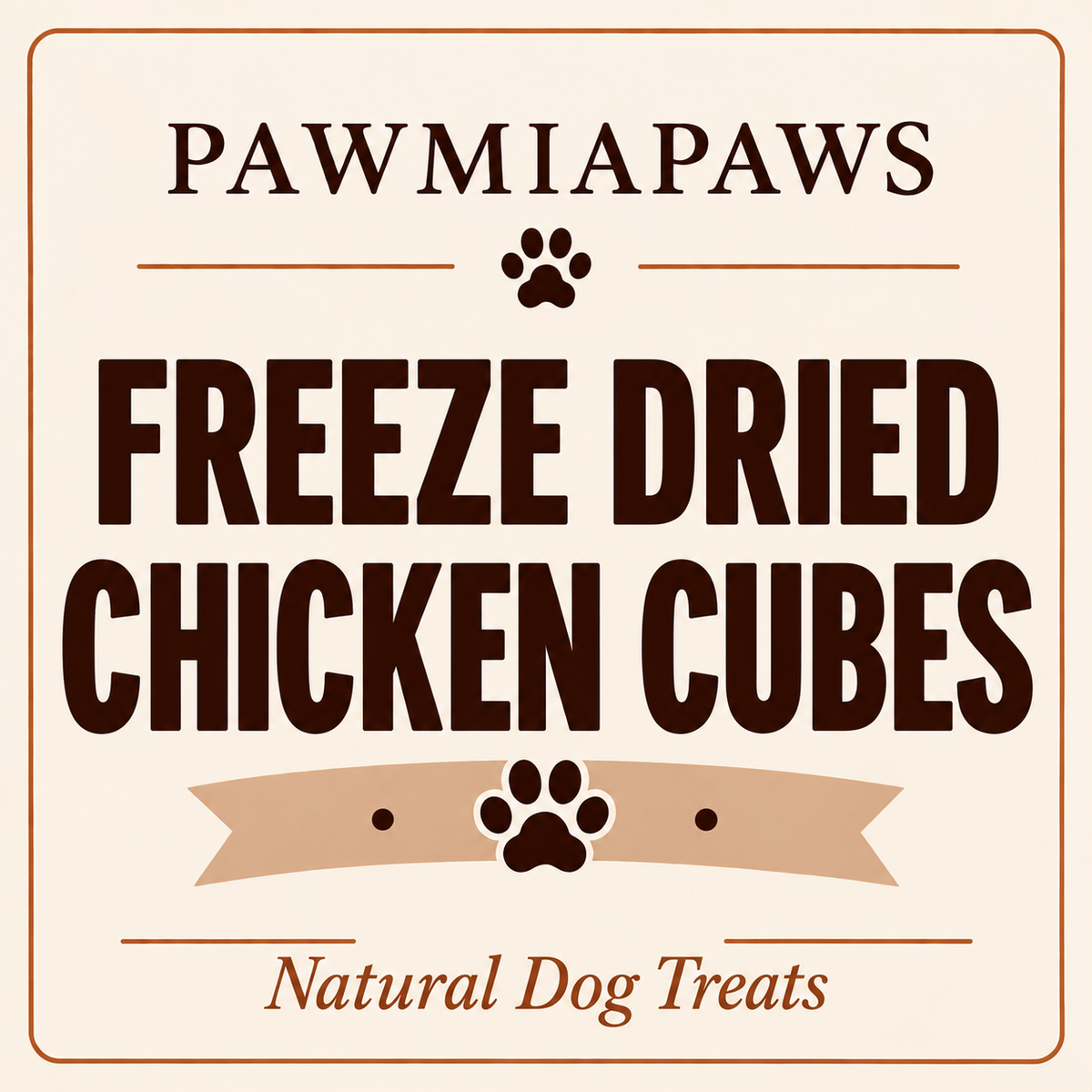 Freeze Dried Chicken Cubes