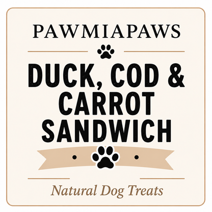 Duck, Cod & Carrot Sandwiches