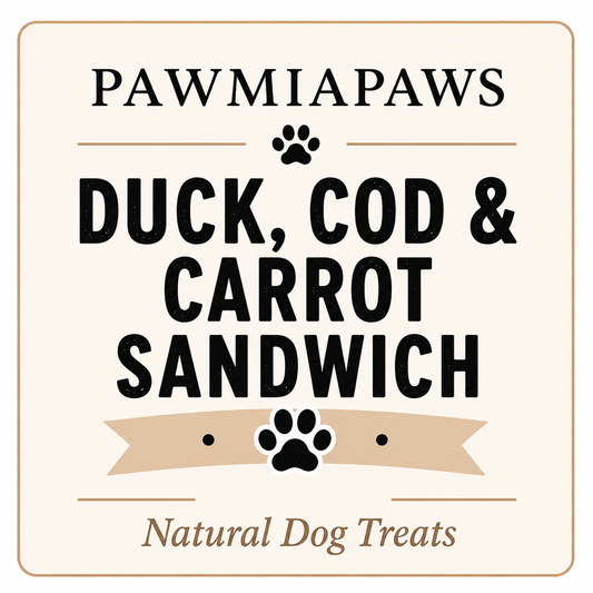 Duck, Cod & Carrot Sandwiches