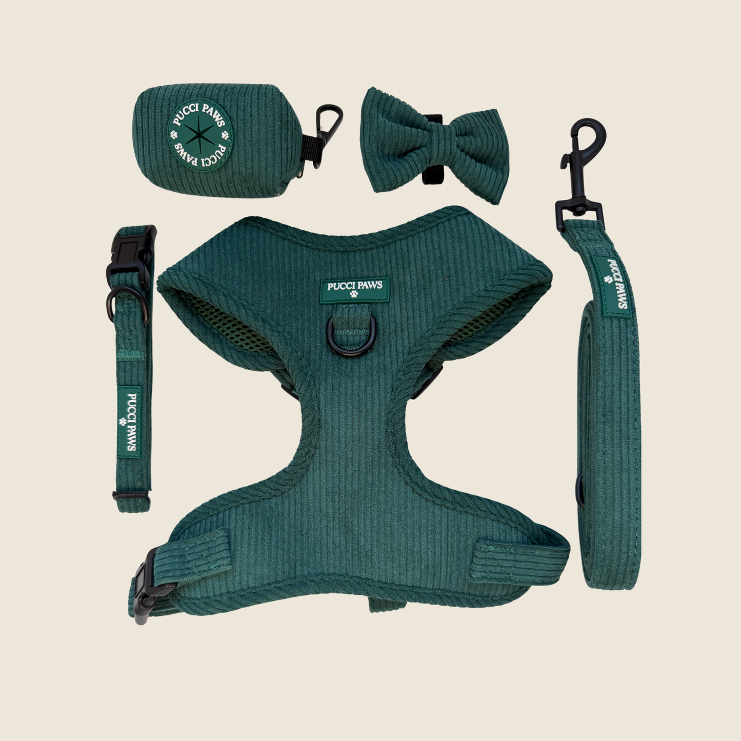 Hunter Green 5 piece Walking Set