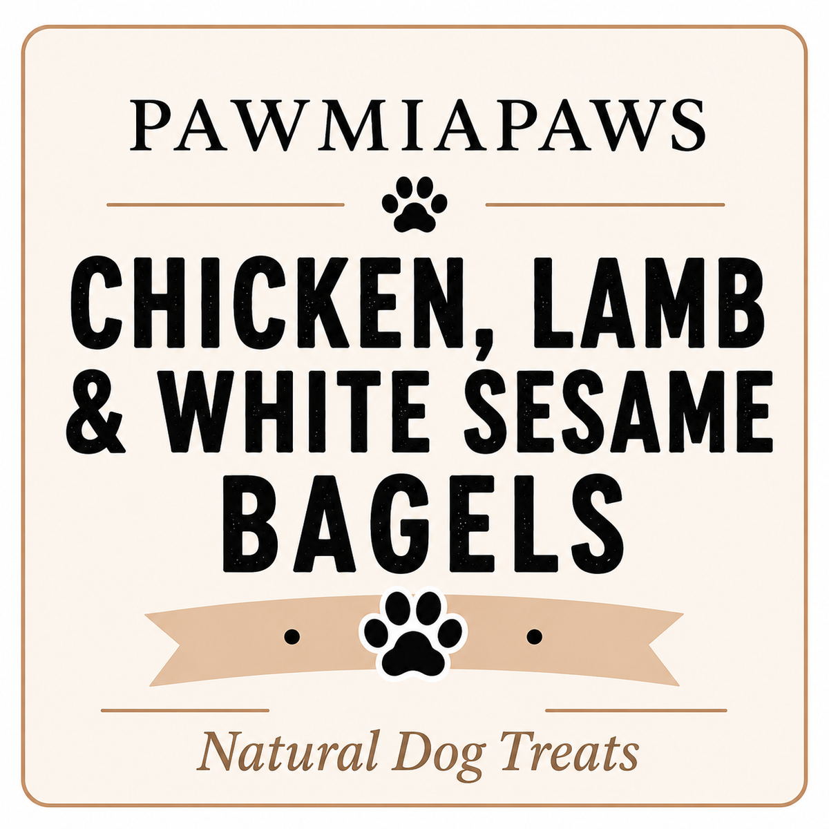 Chicken, Lamb & White Sesame Bagels
