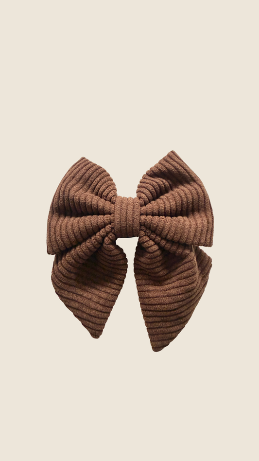 Cocoa Bean Sailor Bow