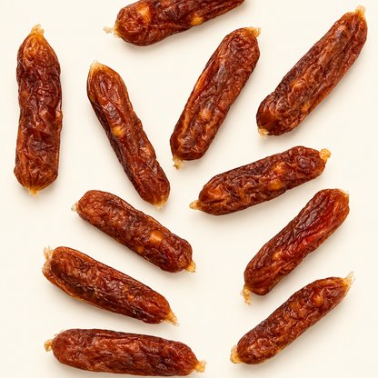 Duck and cheese Sausages