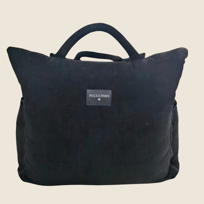 Signature Travel Bed Velvet noir